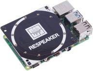 🎤 raspberry pi respeaker 4-mic array by seeed studio, advanced raspberry pi microphone logo