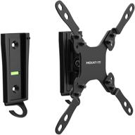 📺 mount-it! rv tv mount with dual wall plates, non-corrosive quick release aluminum mounting bracket for indoor/outdoor use, sleek full motion arm, 33lb weight capacity, compatible with vesa 200x200mm logo