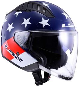 img 4 attached to LS2 Helmets Copter Helmet American Motorcycle & Powersports
