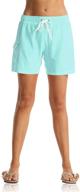 unitop womens bathing boardshorts stretch logo