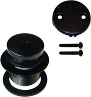 😍 westbrass d93-2-12 1-1/2" tip-toe bathtub drain plug trim set: oil rubbed bronze, 1-pack logo