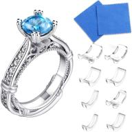 💍 invisible ring size adjuster: perfect fit for loose rings with 16 pieces reducer set - 8 sizes included! logo