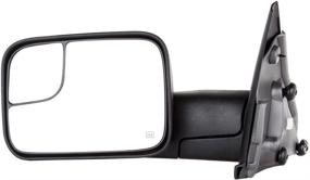 img 3 attached to Зеркало заднего вида SCITOO для Dodge: левое, 2002-2008 год, для Dodge Ram 1500 2500 3500 - с электроприводом, подогревом, ручной телескопией, ручным складыванием - улучшенное автомобильное зеркало.