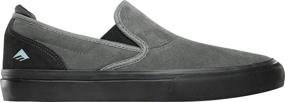 img 1 attached to Shop the Stylish Emerica Wino Slip Grey Black Men's Shoes and Sneakers for Fashion-forward Men