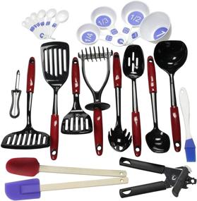 img 3 attached to 🍳 Enhance Your Cooking Experience with the Chef Craft Select 23-Piece Red Kitchen Tool/Utensil and Gadget Set