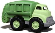 🚛 green toys recycling truck: eco-friendly pretend play toy vehicle, made in usa logo