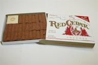 🌲 paine's red cedar real wood incense set - 32 cones with holder logo