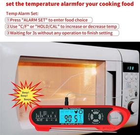 img 2 attached to 🌡️ SUETTLA Digital Dual Probe Food Thermometer with Bottle Opener – Instant Read Meat Thermometer for Kitchen, Cooking, Grilling, Baking, Milk, and Oil Deep Frying