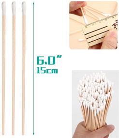 img 3 attached to 💡 Garrelett 500PCS Cotton Tips Swabs: Versatile Makeup Eraser Stick, Sterile Baby Nail & Ear Cleaner for Electronics, Jewelry & Medicine