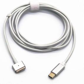 img 4 attached to 60W USB-C to Magnetic T Tip Adapter Cable Cord (Compatible with 45W 🔌 Mac-Book Power Supply) for MacBook Air/Pro (2012 and later) A1436 A1465 A1466 - White