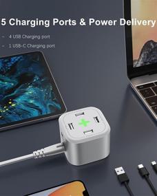 img 3 attached to 🔌 65W USB C Charger Station: Fast Charging for MacBook Pro/Air, HP Spectre X360, DELL XPS 13, iPad Pro & More