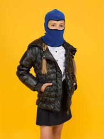 img 3 attached to Keep Your Kids Warm During Winter with the 4-Piece Windproof Hood Balaclava Hat