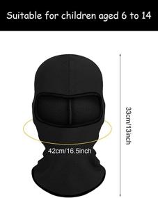 img 2 attached to Keep Your Kids Warm During Winter with the 4-Piece Windproof Hood Balaclava Hat