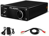 🔊 fx audio stereo audio 2 channel amplifier 160w x2 tda7498e home hi-fi power amplifier (black) logo