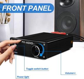 img 3 attached to 🔊 FX AUDIO Stereo Audio 2 Channel Amplifier 160W x2 TDA7498E Home Hi-Fi Power Amplifier (Black)