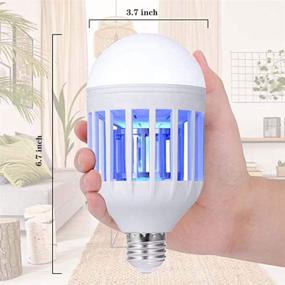 img 3 attached to Adrienne Friedly Bug Zapper Light Bulb 2-pack - 🪰 Effective Mosquito Killer Lamp with UV LED Electronic Insect Fly Killer