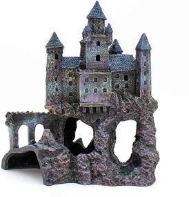 img 2 attached to 🏰 Penn-Plax Castle Aquarium Decoration: Realistic Hand-Painted Tower Standing Over 14.5 Inches High | Part A
