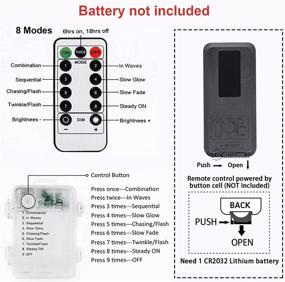 img 2 attached to 13ft Battery Powered 40 LED 8 Modes Thanksgiving Decorations 3D Acorn String Lights with 🌰 Remote Control Timer - Fall Lights Garland Tree Decorations Autumn Home Indoor Outdoor Decor from Pawliss.