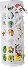 img 4 attached to 🛍️ Convenient Grocery Bag Storage Holder - Effortlessly Organize and Reuse Plastic Shopping Bags with this Large Capacity Bag Dispenser!