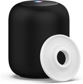 img 3 attached to 🔲 AWINNER Держатель HomePod: Силиконовый антискользящий коврик-подставка - Ударопрочный и стильный (Белый)