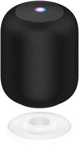 img 1 attached to 🔲 AWINNER Держатель HomePod: Силиконовый антискользящий коврик-подставка - Ударопрочный и стильный (Белый)