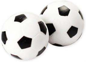 img 2 attached to Premium Set of 12 Mini Black and White Table Soccer Foosball Replacements - High-Quality Soccer Balls for Foosball Tables