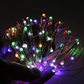 img 1 attached to 🎄 ErChen Dual-Color LED String Lights: 100 FT 300 LEDs Dimmable Fairy Lights with Remote Timer for Christmas Decor - Multicolor/Warm White