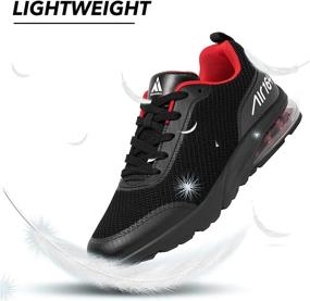 img 1 attached to TopTech Lightweight Cushioned Athletic Sneakers for Men's Shoes