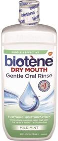 img 2 attached to Biotene Moisturizing Oral Rinse: Mild Mint, 16 Fl Oz (Pack of 2) – Ultimate Oral Hydration Solution