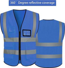 img 3 attached to Reflective Safety Pockets by VICRR: Enhanced Visibility Occupational Health & Safety Products for Personal Protective Equipment