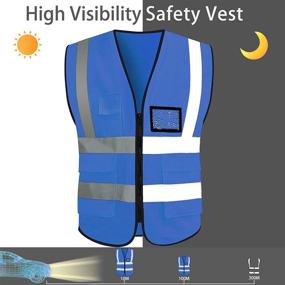 img 2 attached to Reflective Safety Pockets by VICRR: Enhanced Visibility Occupational Health & Safety Products for Personal Protective Equipment