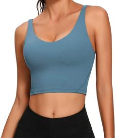 img 4 attached to 🏋️ Lemedy Women's Sports Longline Workout Running Clothing and Lingerie, Sleep & Lounge