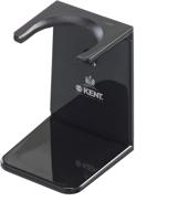 stylish kent vsb2 black large neck shaving brush stand - organize and store your grooming essentials effortlessly! logo