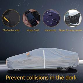 img 1 attached to NUOMAN Waterproof Automobiles Protection Reflective