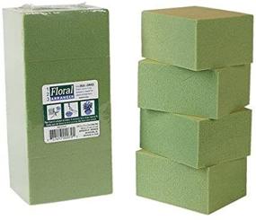 img 2 attached to 🌸 Floral Foam Blocks - Greenbrier 8 Piece Gentle Grip, Ideal for Arrangements!