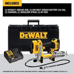 img 1 attached to 🔧 20V MAX Cordless Grease Gun by DEWALT (Model DCGG571M1)