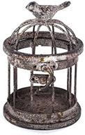 🐦 rustic small iron bird cage featuring bird atop by sobaken logo