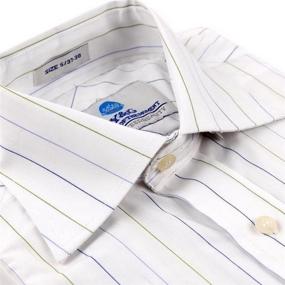 img 3 attached to FC1049 XL Stripes Husband Presents Cotton Men's Clothing and Shirts