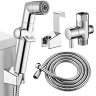 🚽 versatile kaiying handheld bidet sprayer: ideal for toilets, diaper washing, and muslim showers with wall/toilet mount - chrome finish logo