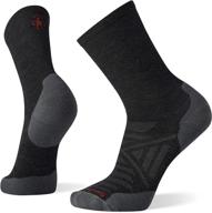 🧦 performance enhancement guaranteed: smartwool phd run light elite crew socks - men's logo