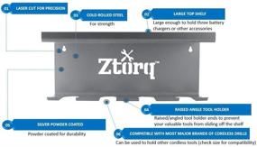 img 1 attached to Ztorq Cordless Tool Organizer Shelf: The Ultimate Storage Solution for Your Tools