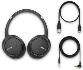 img 1 attached to 🎧 Sony WHCH700N Noise Cancelling Headphones: Wireless Bluetooth Over The Ear Headset with Mic for Phone-Call and Alexa Voice Control, Includes 7-in-1 GM Accessories (Black)