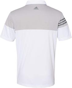 img 1 attached to 👕 Спортивная одежда для мужчин Adidas Active A213 с меланжевым дизайном и блоком из 3 полосок