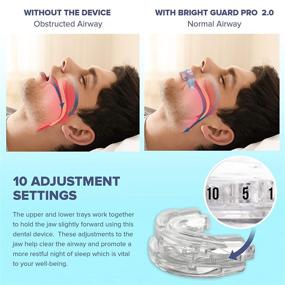 img 1 attached to Bright Guard Adjustable Bruxism Mouth Guard - Improved Sleep Aid for Nighttime Use (Version 2.0)