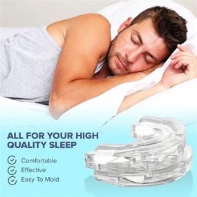 img 2 attached to Bright Guard Adjustable Bruxism Mouth Guard - Improved Sleep Aid for Nighttime Use (Version 2.0)