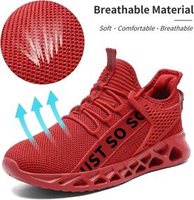 img 3 attached to 👟 EGMPDA Men's Fashion Sneakers - Running Shoes for Tennis, Casual Walking, Workout, Athletic Gym, Cross Training - Lightweight, Breathable & Comfortable Athletics