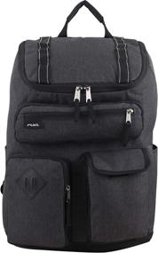 img 3 attached to Fuel Multi Pocket Backpack Capacity Top Loader Backpacks in Casual Daypacks