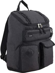 img 4 attached to Fuel Multi Pocket Backpack Capacity Top Loader Backpacks in Casual Daypacks