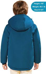 img 3 attached to 🧥 Kids Winter Jacket - SOLOCOTE Boys Coats with Hood, Thick, Heavyweight, Tough, Long, and Windproof Outwear for Ultimate Warmth