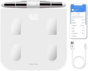 img 4 attached to 🏋️ Advanced Eight-Electrode Body Fat Scale: Tracking 23+ Fitness Indicators & Body Weight - Includes Body Tape Measure